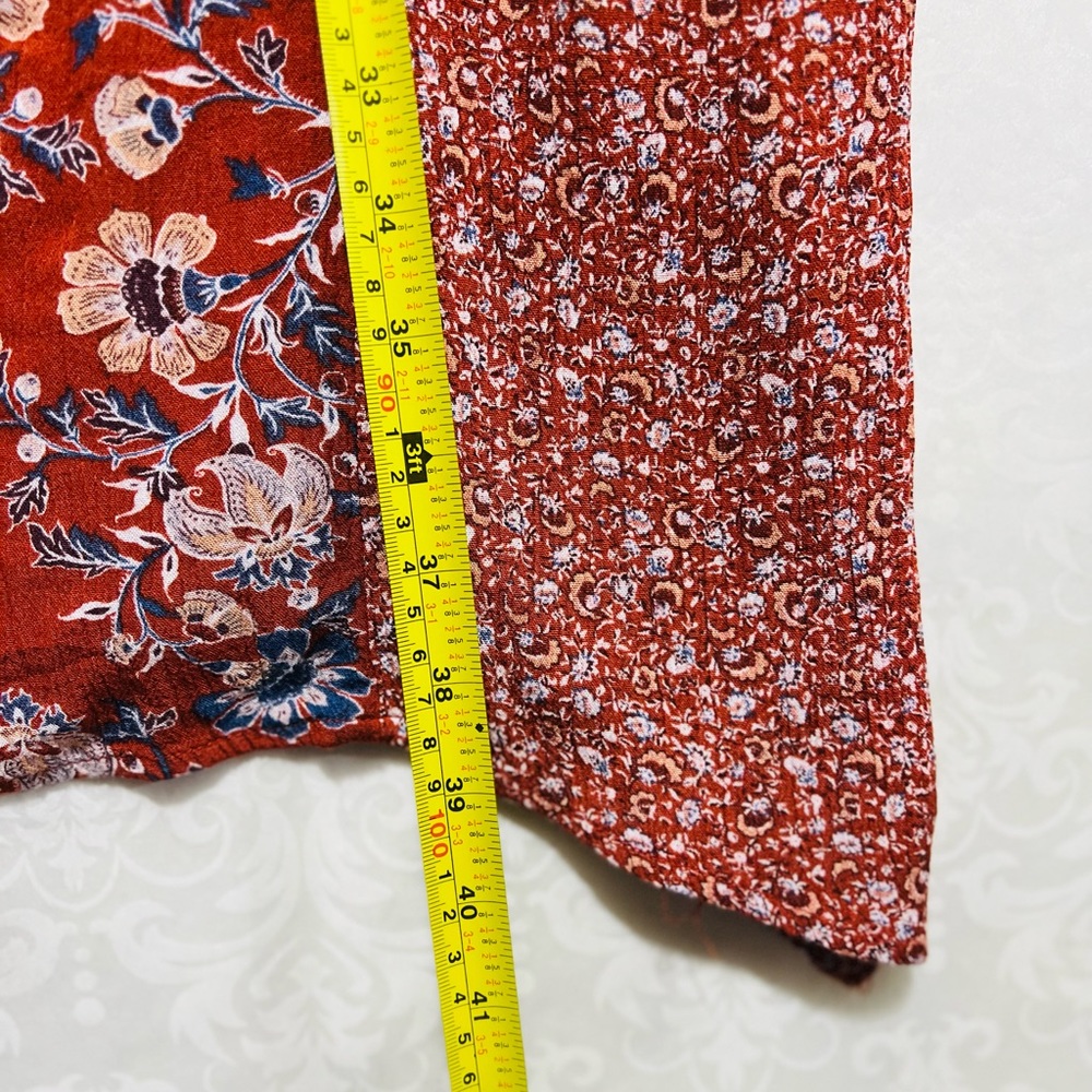 KNOX ROSE Dress Womens Size Small Floral COTTAGECORE Panel Button Up Bust Ladies - Picture 10 of 11
